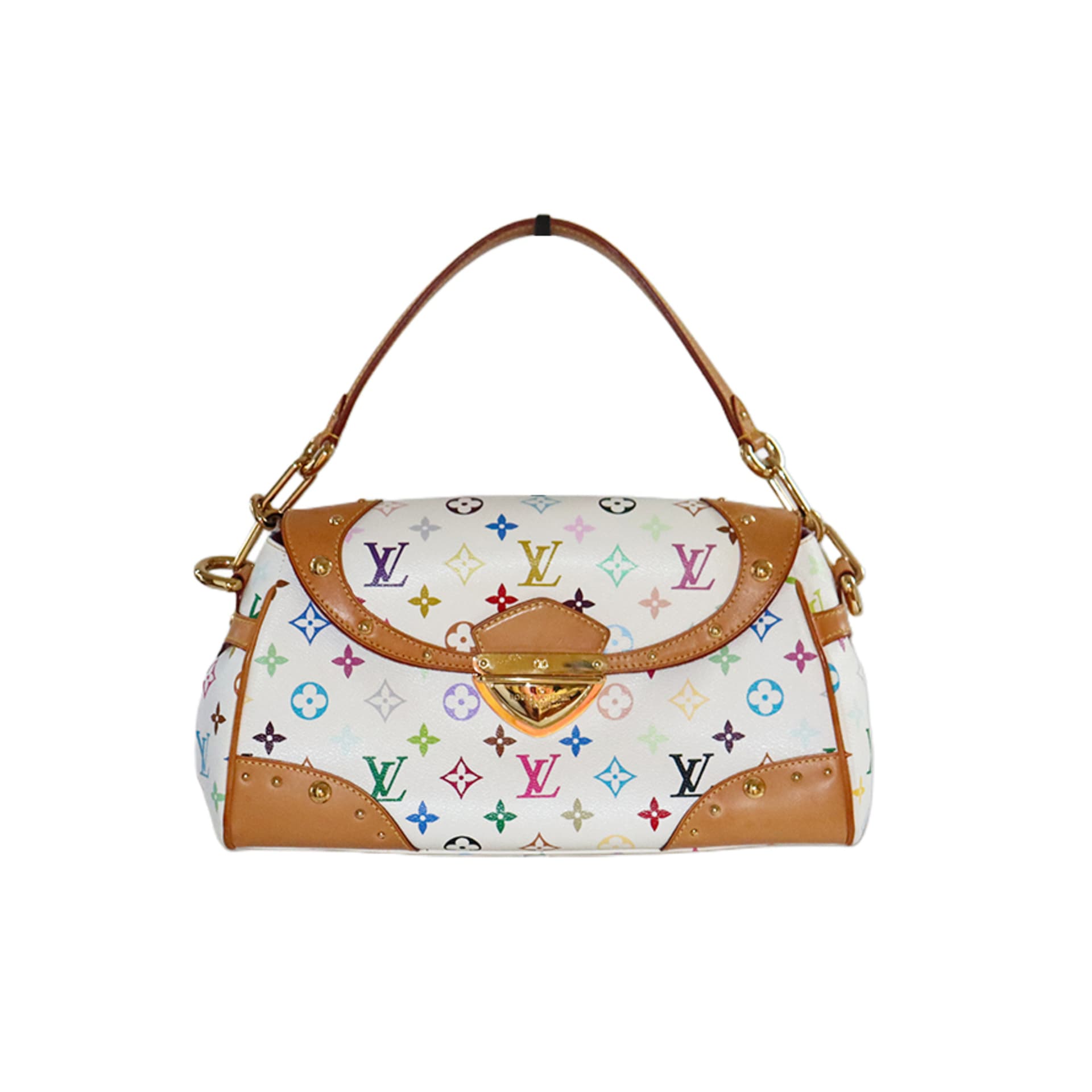 Authenticated vintage designer Beverly MM Monogram Multicolore bag from Japan resale market. Condition: B. Certificate of authenticity included. Treasures of Maimi, Valencia, Spain.