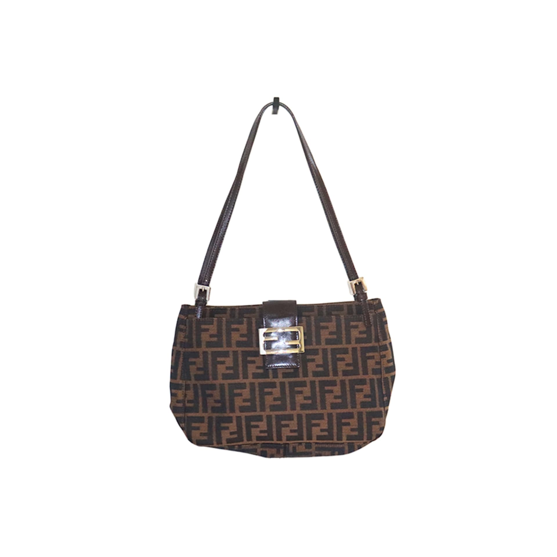 Authenticated vintage designer Zucca Mamma Baguette Shoulder Bag bag from Japan resale market. Condition: A. Certificate of authenticity included. Treasures of Maimi, Valencia, Spain.