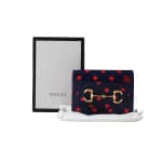 Horsebit 1955 Polka-Dot Bifold Wallet - View 1 of authenticated vintage designer bag